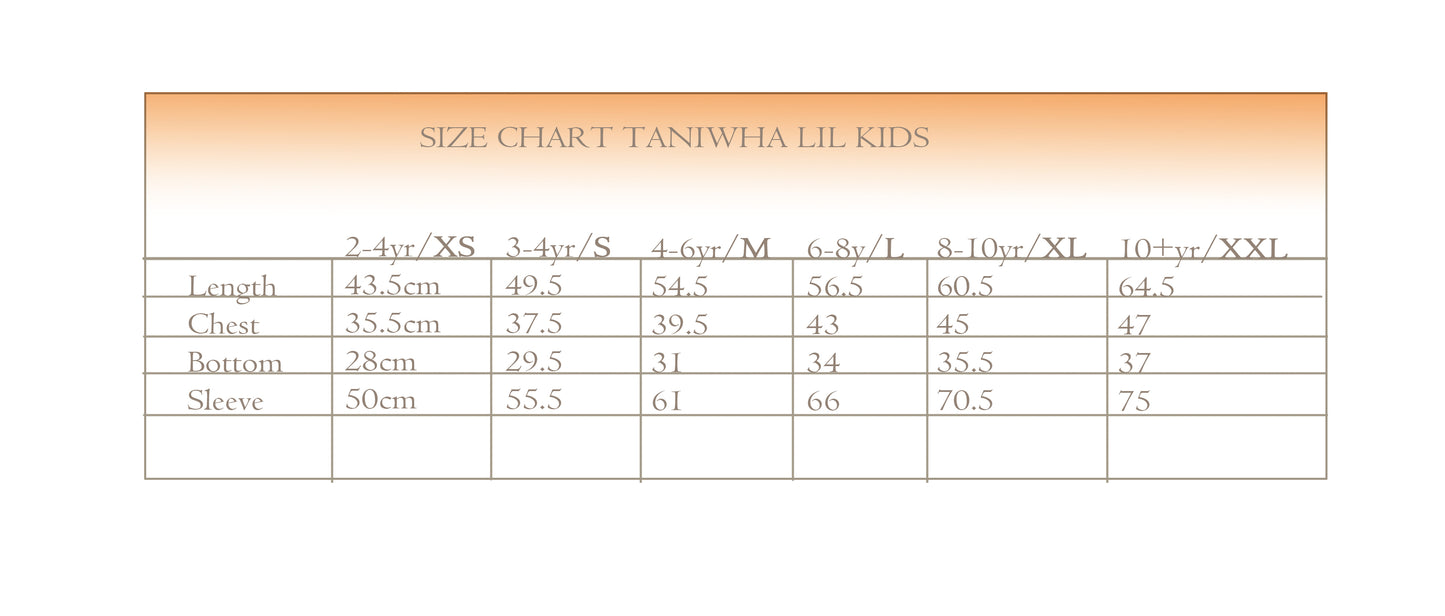 'Lil' Taniwha Range (Please check size guide for age recommendations)